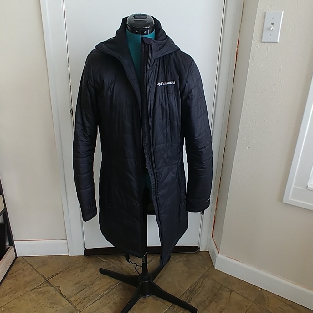 Long Columbia omni-heat coat